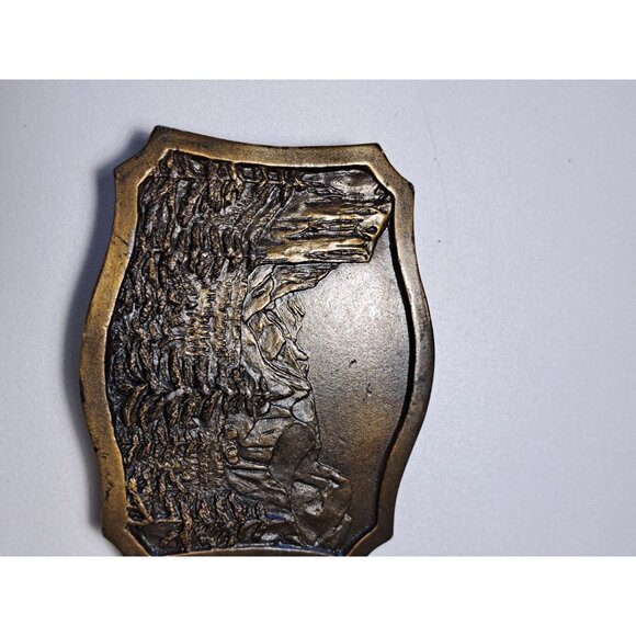 Yosemite National Park Commemorative Solid Brass Belt Buckle By Indiana Metal Cr - Picture 3 of 6